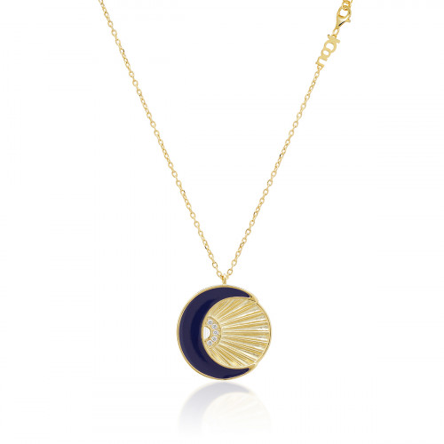 JCOU SUN AND MOON NECKLACE