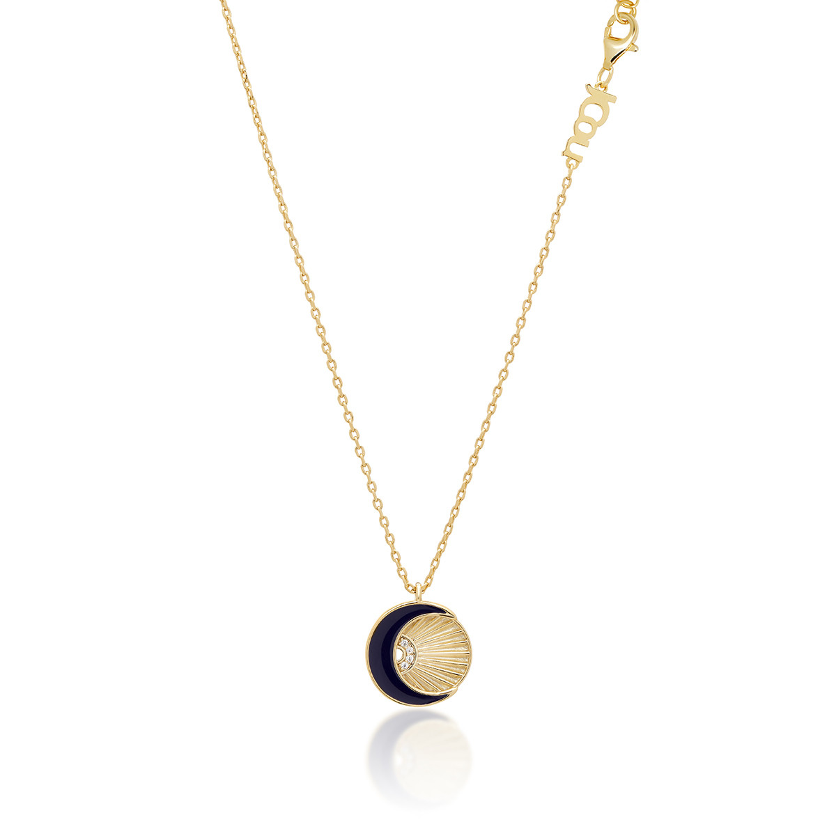 JCOU SUN AND MOON NECKLACE 