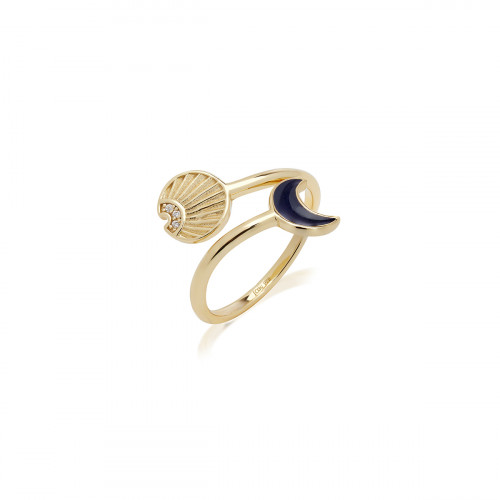 JCOU SUN AND MOON RING